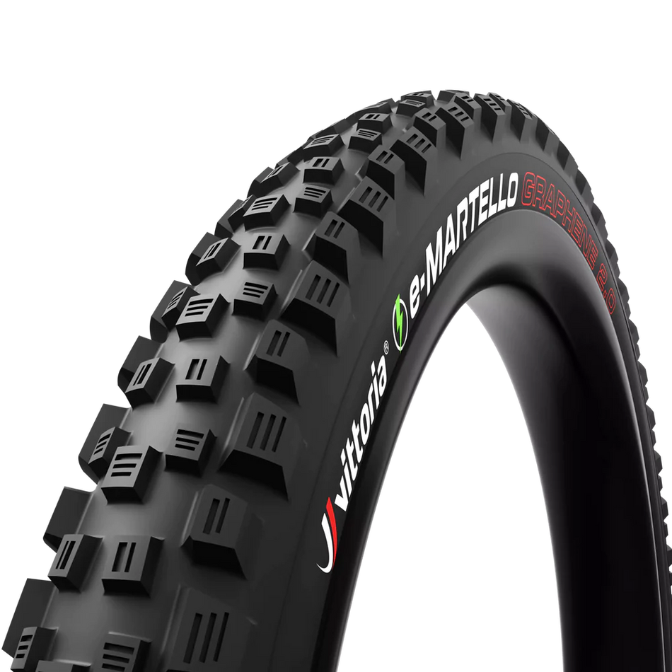 Copertone Vittoria e-Martello Graphene 2.0 4C Tubeless Ready Nero