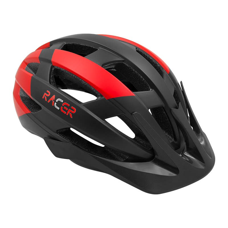 Casco RACER Nero/Rosso - Taglie M/L