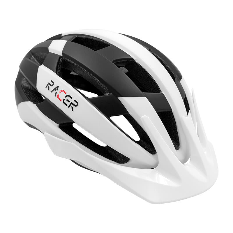 Casco RACER Bianco/Nero - Taglie M/L