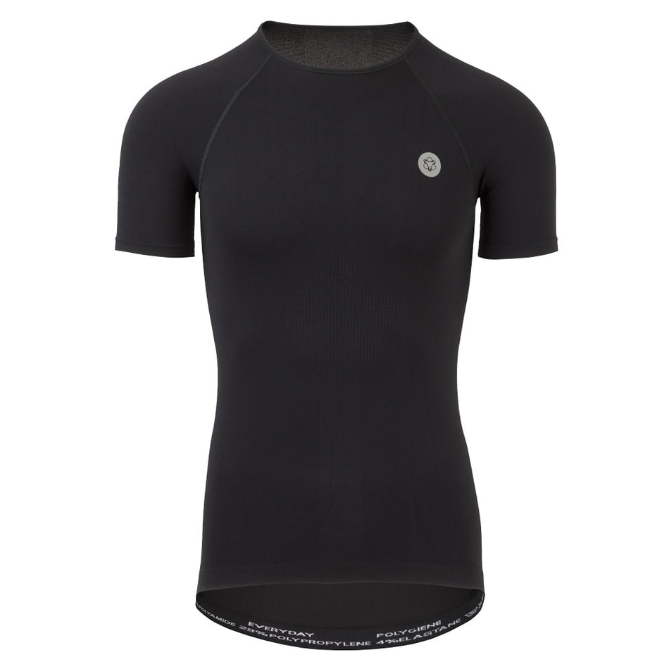 Maglia Intima EVERYDAY Base Unisex Nero - Maniche Corte