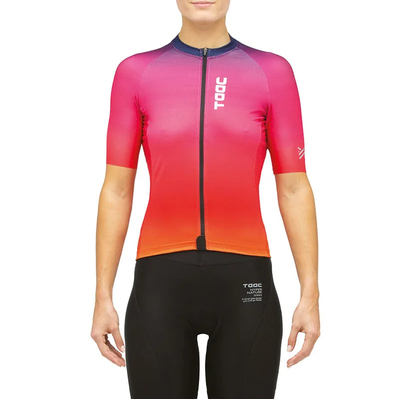 Taac Cycling Grinta WMN manica corta XS / Arcobaleno