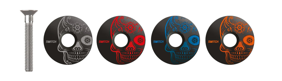 SWITCH - SWITCH TOP CAP ALLOY SKULL