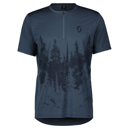 Maglia da uomo Scott Trail Flow Zip a maniche corte