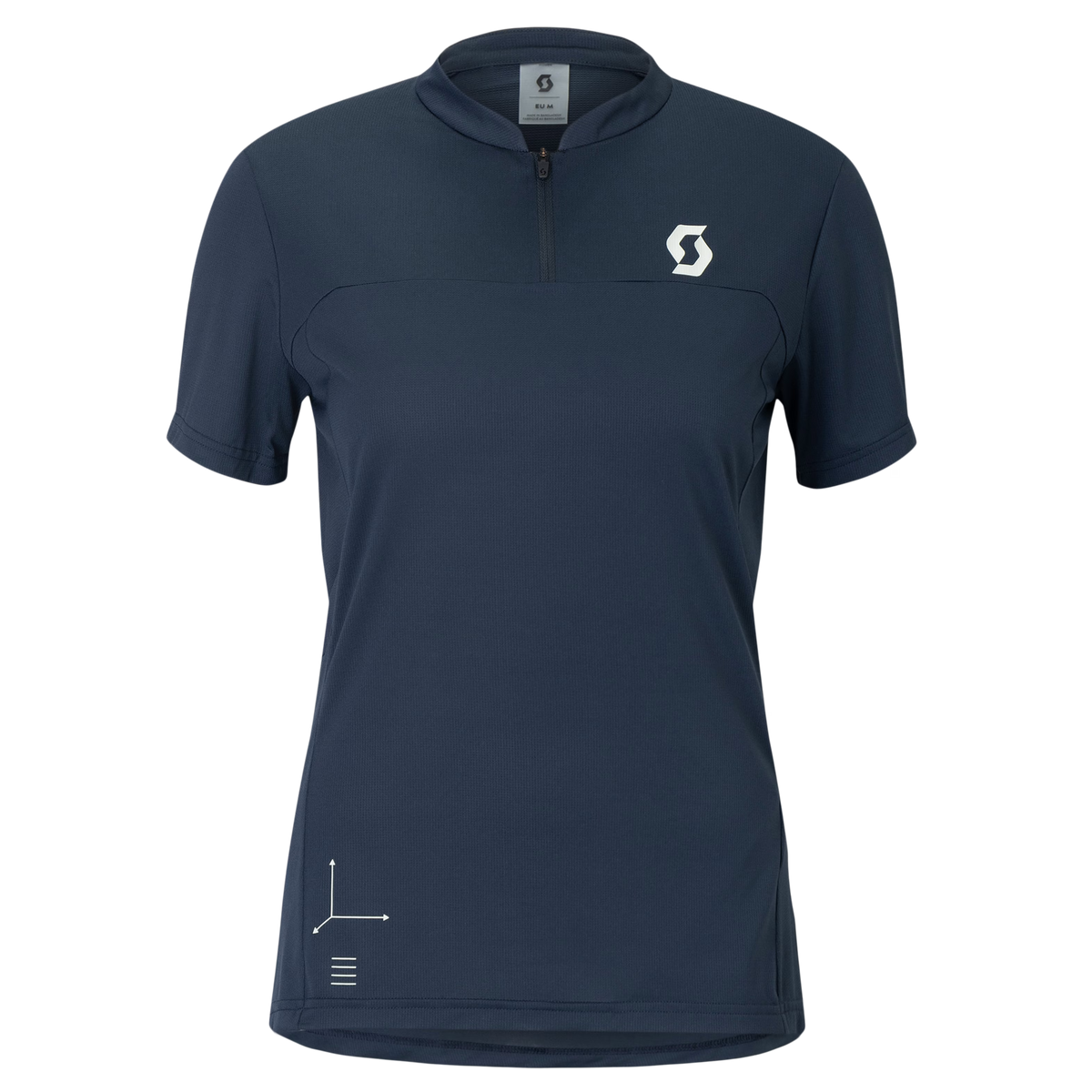 Maglietta da donna Scott Vertic Zip a maniche corte