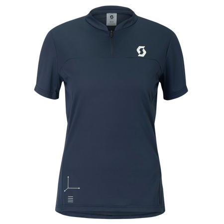 Maglietta da donna Scott Vertic Zip a maniche corte