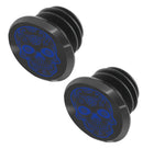 Switch Grip Cap CNC Skull AZZURRO