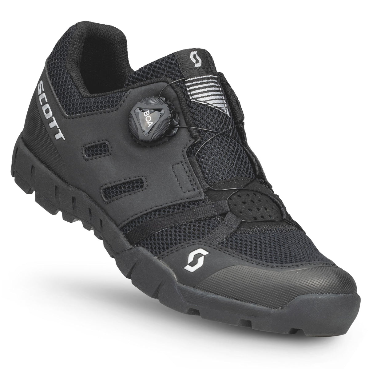 Scott Crus-R Flat Boa scarpe MTB Black-Silver / 40