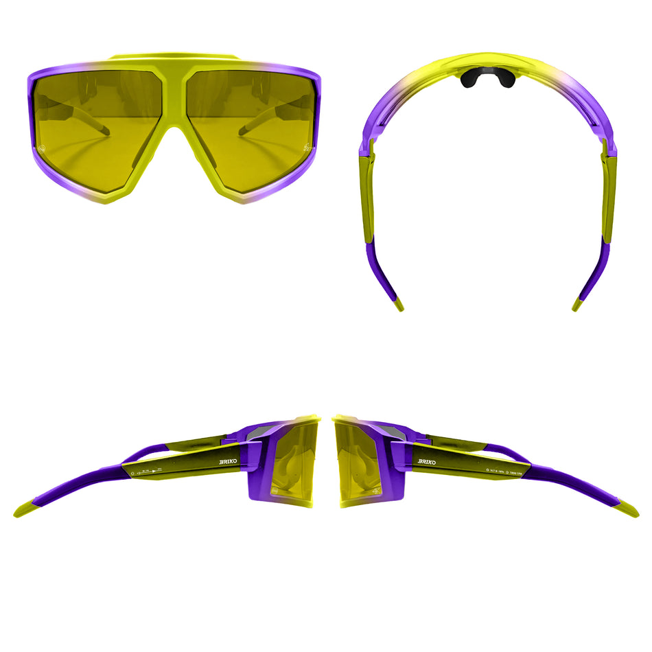 Briko Scatto occhiali da sole Neon Yellow Violet