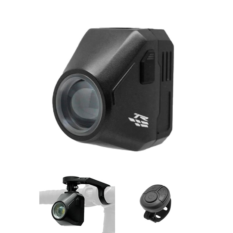 Fanale Anteriore FOCUS 1600 Lumen USB con Comando Remoto e Supporto