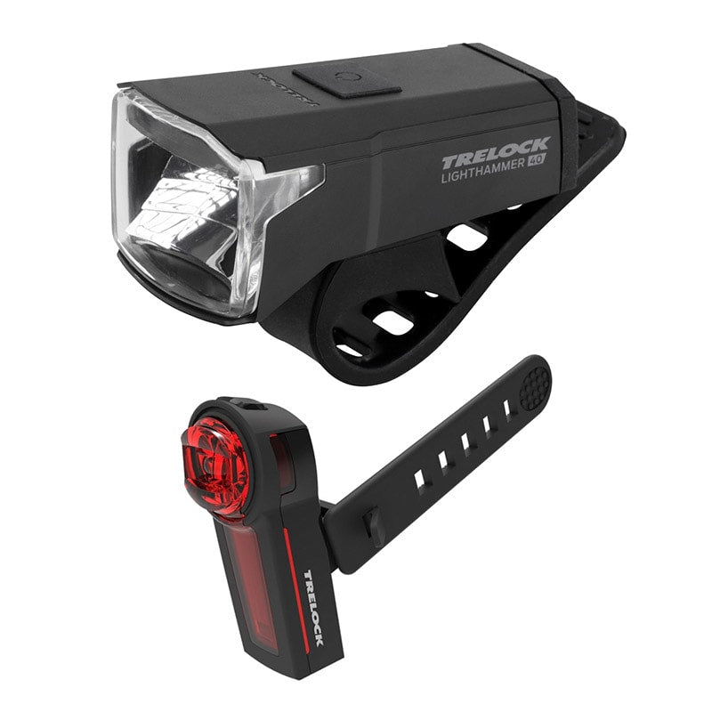 Fanale a Led LS440 LIGHTHAMMER Anteriore+Posteriore Vector Set 40Lux