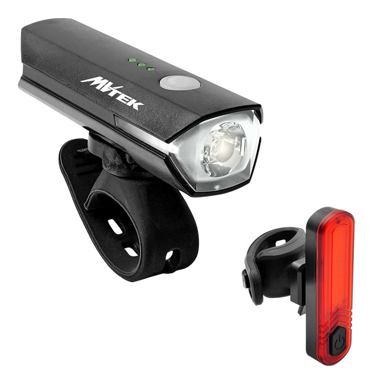 Fanali Anteriore+Posteriore LUM-X a Led 300/30 Lumens Ricarica USB