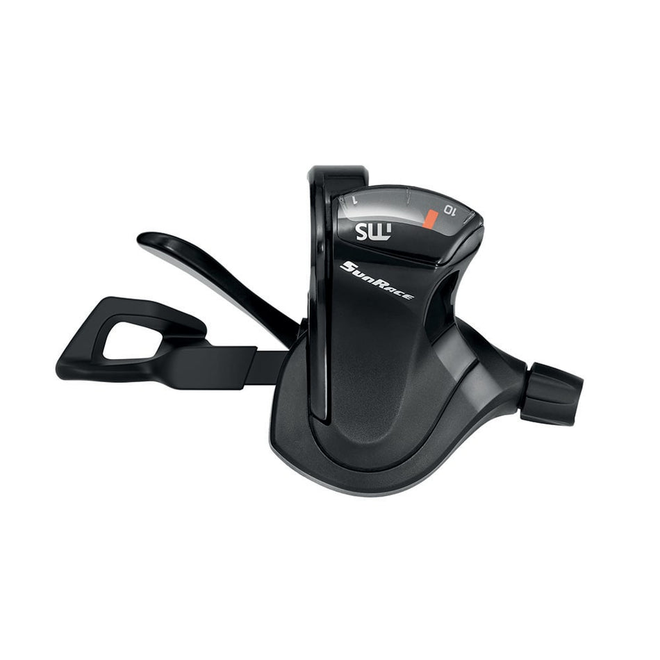 Mando de Cambio 10V Derecho Indexado en Aluminio Negro