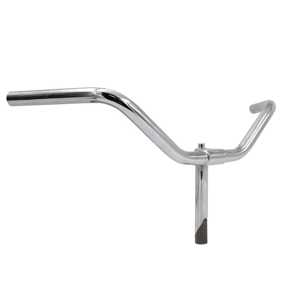PARMA Lenker 22,2mm aus verchromtem silbernem Stahl ohne Hebel