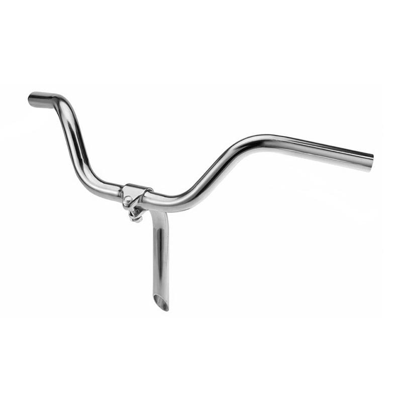 Lenker Klapprad 21mm aus verchromtem Silberstahl ohne Hebel