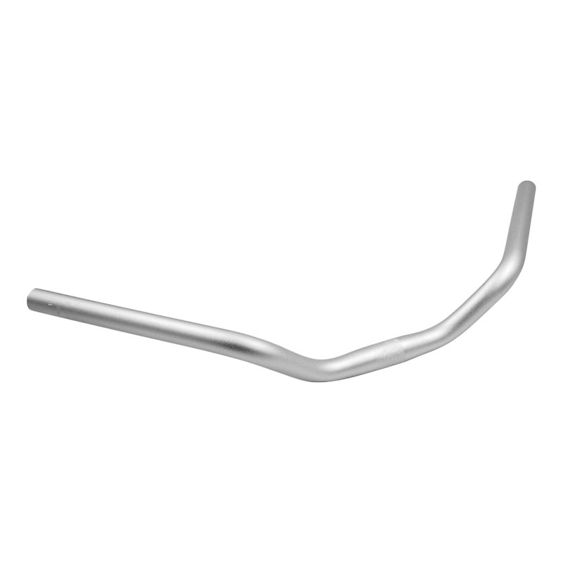Manillar HOLANDA 25,4mm x 600mm en Aluminio Satinado Plateado