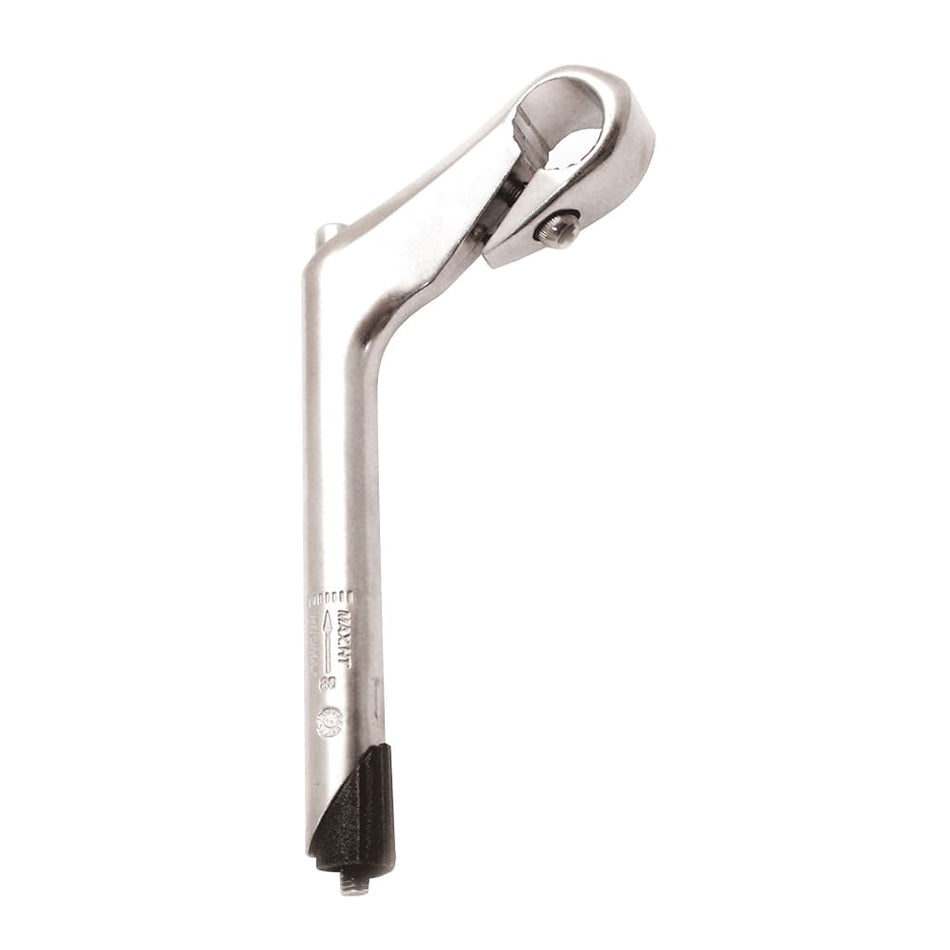 SPORT Lenkervorbau 25,4mm x 80mm aus Silbernem Aluminium