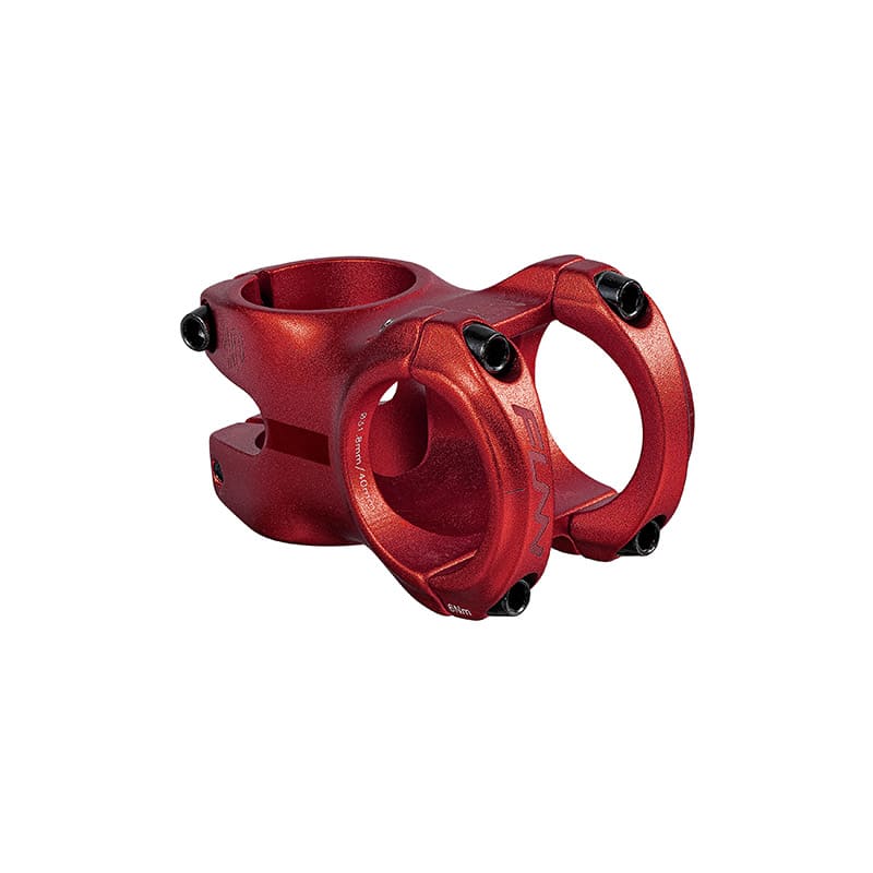 Attacco Manubrio NIXIE 31,8x40mm in Alluminio Rise 0° Rosso