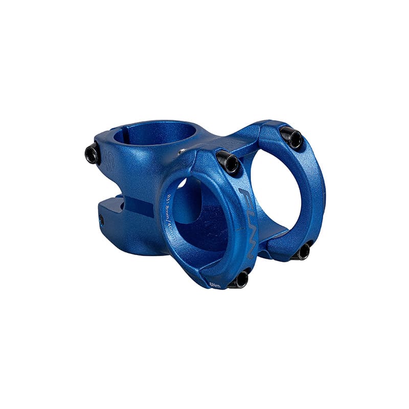 Attacco Manubrio NIXIE 31,8x40mm in Alluminio Rise 0° Blu