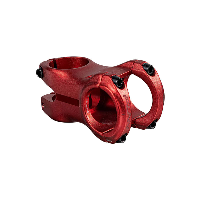 Attacco Manubrio NIXIE 31,8x50mm in Alluminio Rise 0° Rosso