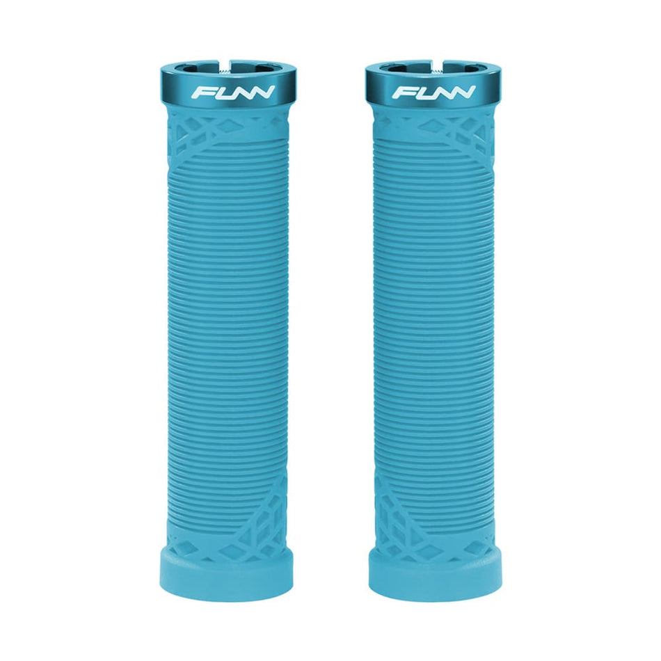 Manopola HILT 30mm Lockring Turchese con Collarino in Alluminio