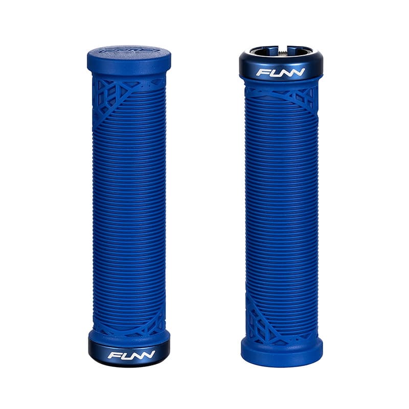 Manopola HILT JUNIOR 19mm Blu con Collarino Alluminio