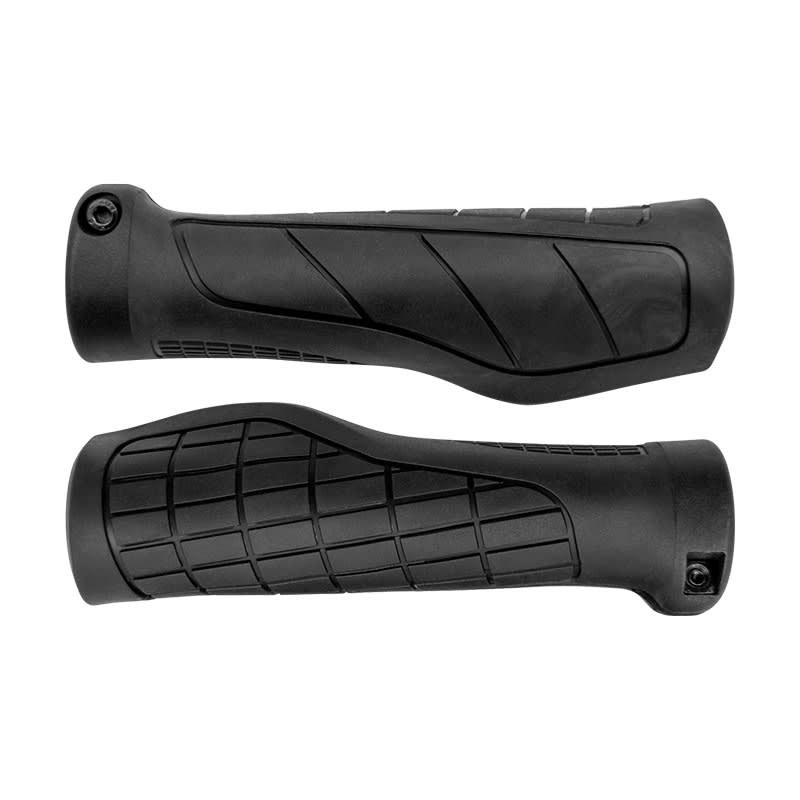 Manopola Ergonomica ERGO LOCK 130mm in Gomma Antiscivolo Nero