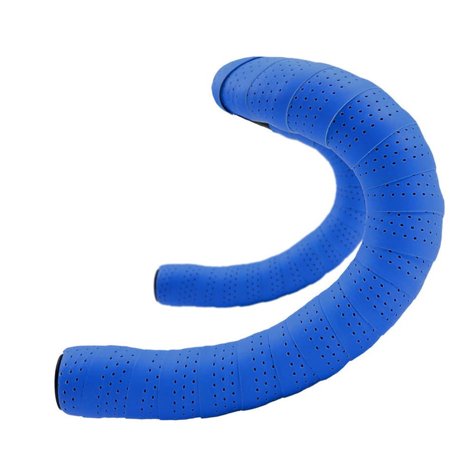 EOLO SOFT Perforated 3mm Handlebar Tape in Blue PU+EVA