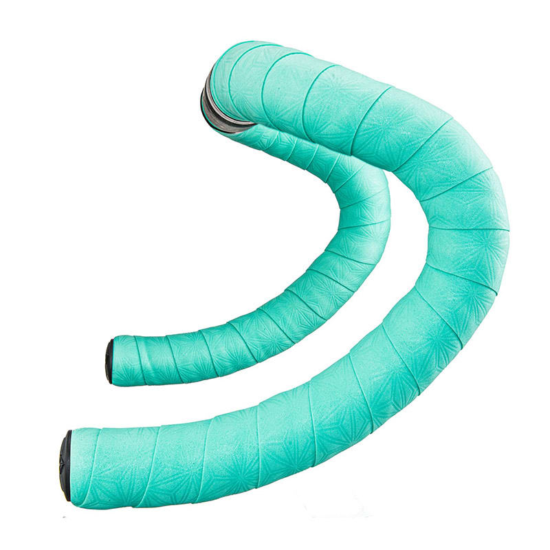 Nastro Manubrio SUAVE 2200x30x2,5mm in EVA Celeste + Tappo Nero