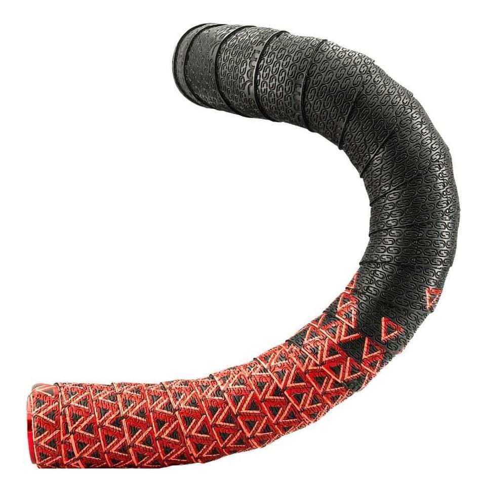 Lenkerband LOOP 2,5x30x2000mm in PU+EVA Schwarz/Rot