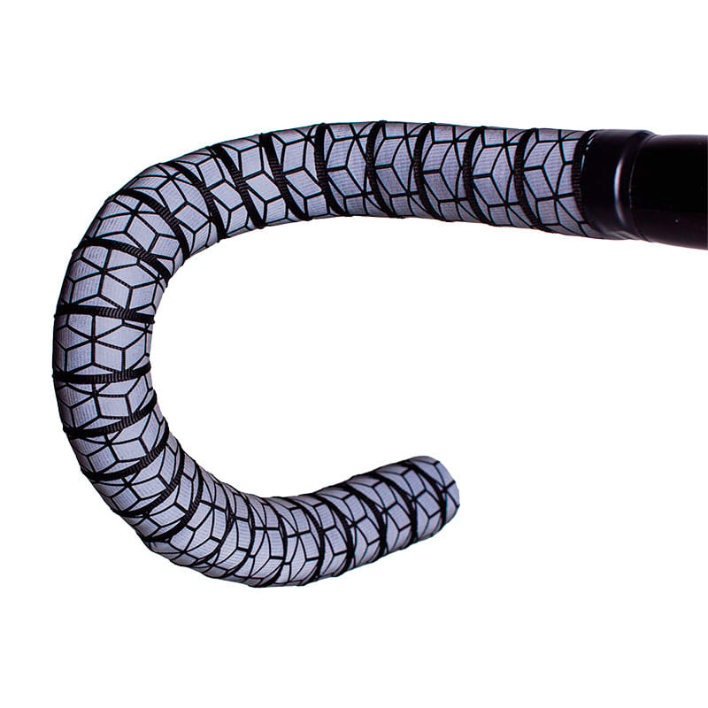 Owijka na kierownicę WOVEN&RIBBON 2300x25mm odblaskowa Refcube Black