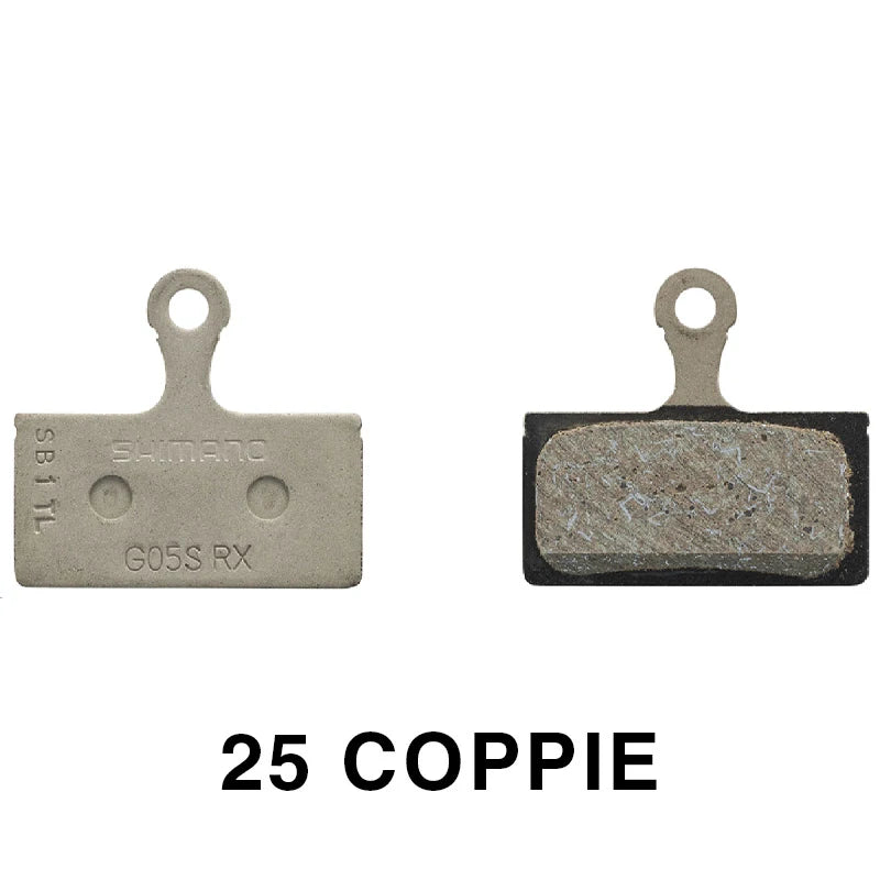SHIMANO - Pastiglie in Resina G05S (Box 25 Coppie)