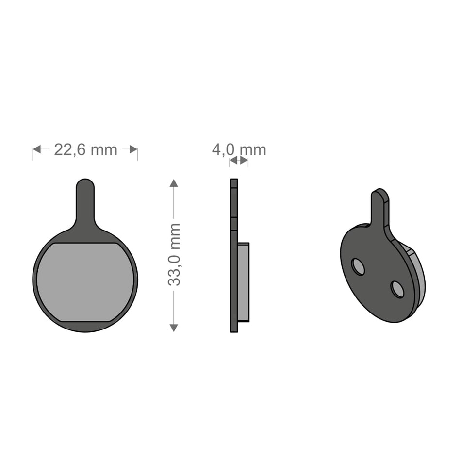 Plaquettes Performance Tech pour système LOUISE/CLARA 2000 MAGURA