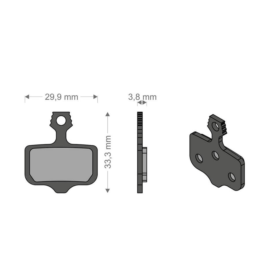 Plaquettes All Around pour système ELIXIR 9/7/CR/XX/X0/T/TL AVID
