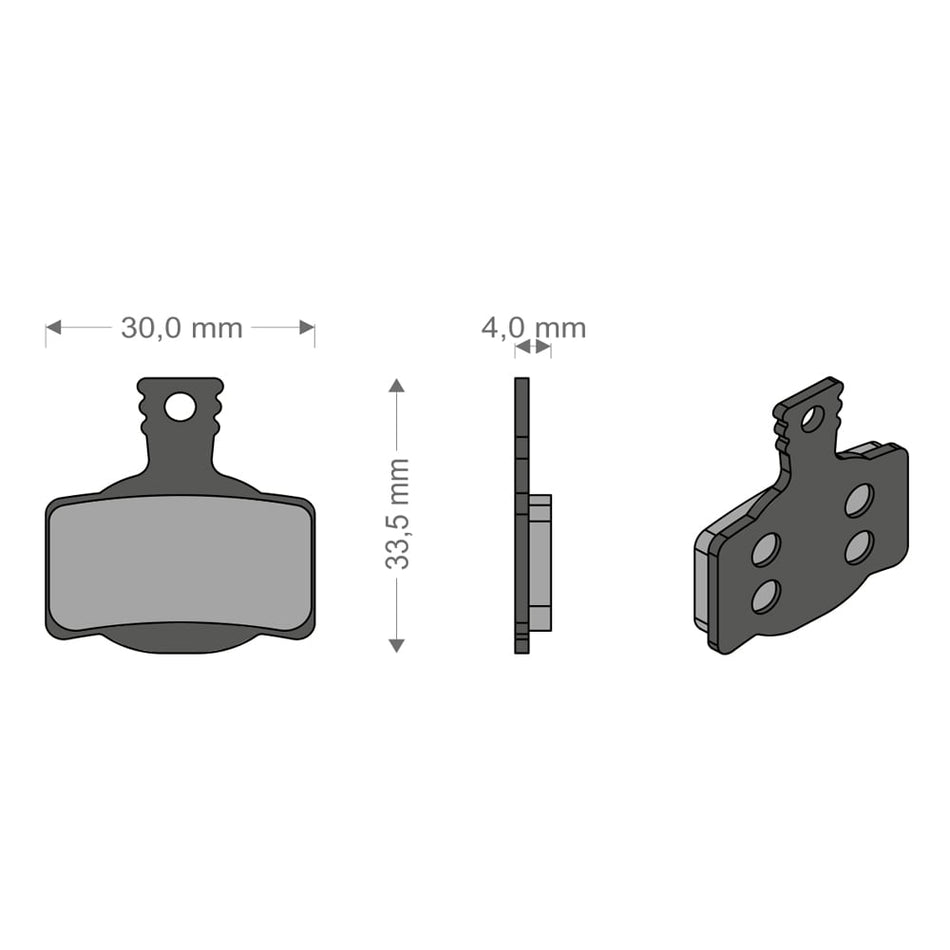Pastillas E-Bike Tech para Sistema MT2-8/ROAD DISK MAGURA/CAMPAGNOLO