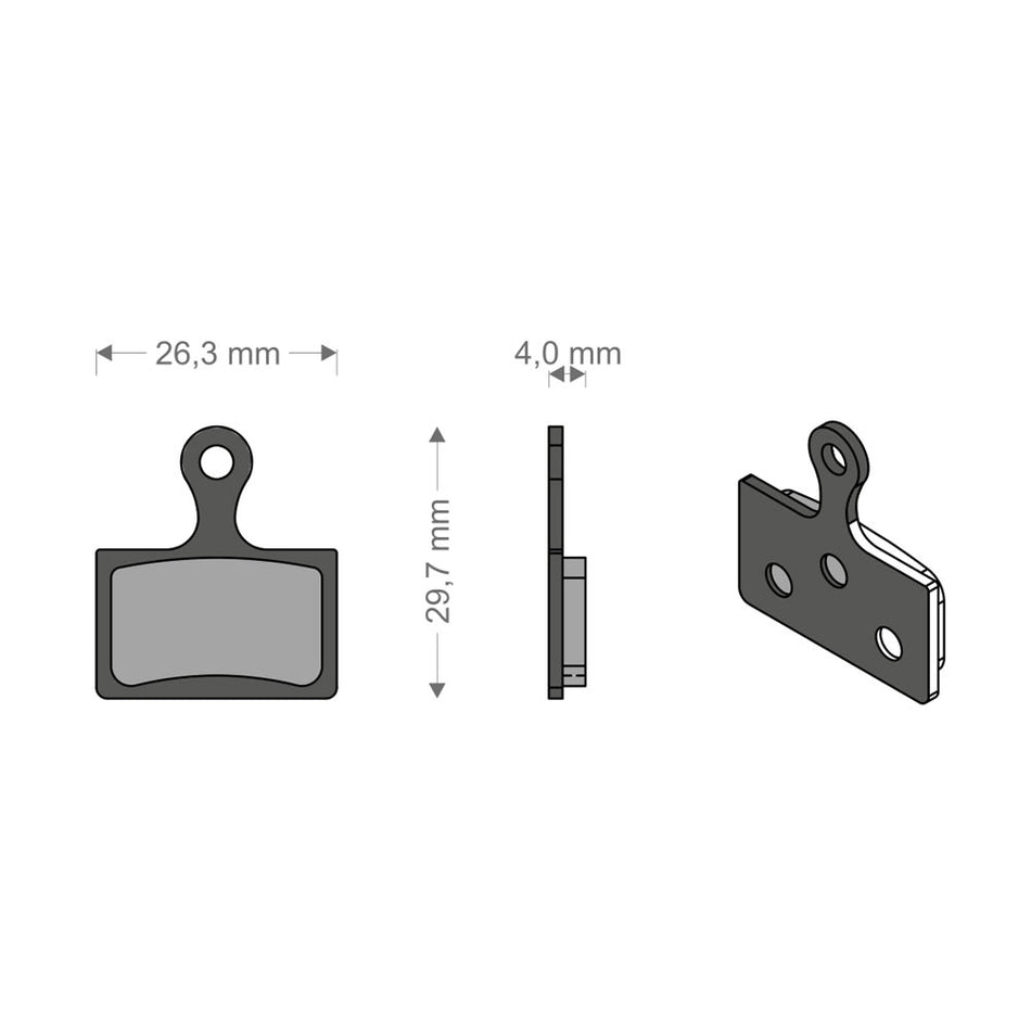 Plaquettes All Around pour système DURACE/XTR/MCX1 SHIMANO/REVER
