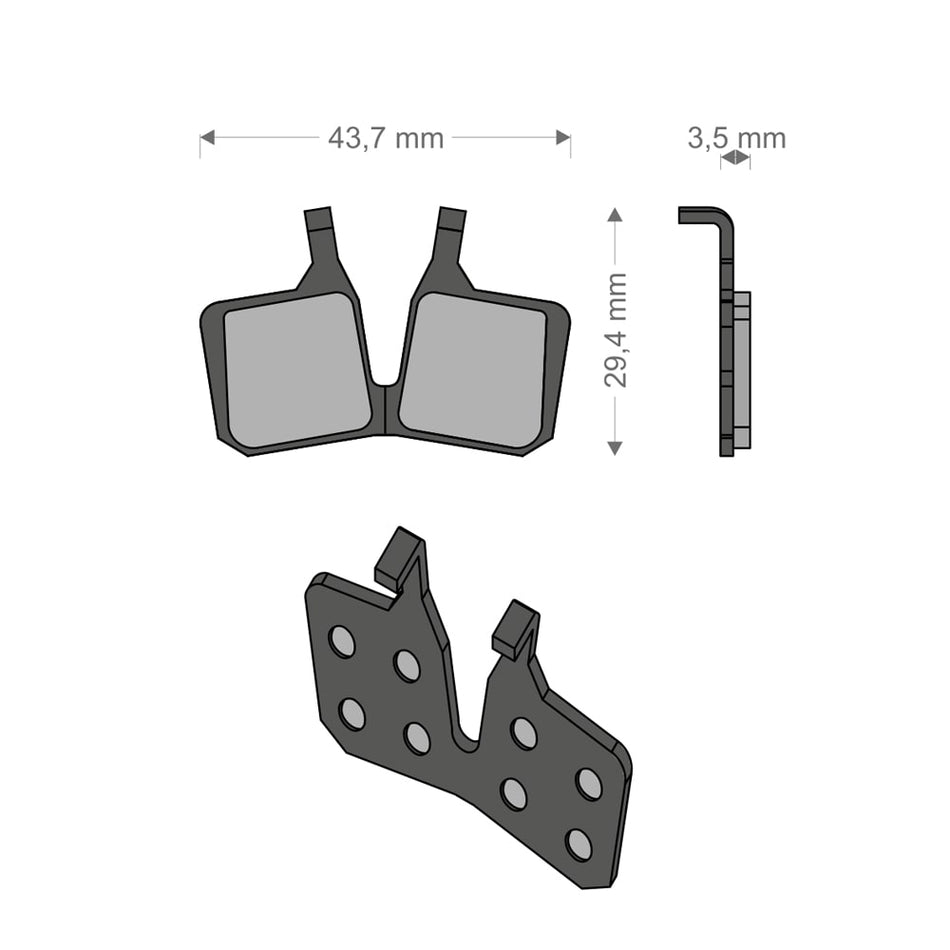 Plaquettes All Around pour système MT5/MT7 MAGURA