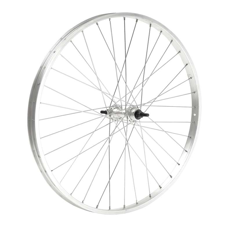 Ruota Anteriore 24" x 1,75 Mozzo in Alluminio su Cuscinetti per Dado