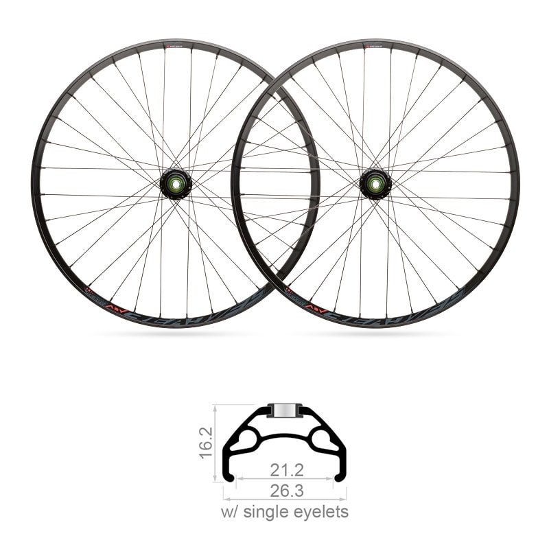 Ruote 29" x 21,2mm MTB BLACK ROCK Shimano 10V (Coppia)