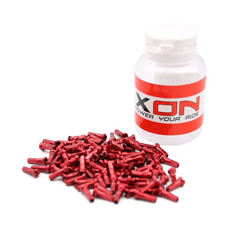 XON Nipples alluminio 2x16mm rosso