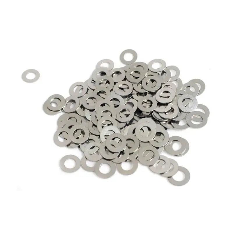 XON - Rondella per Nipple Esterno 6x3,5mm in Acciaio - Bottiglia 100 Pezzi