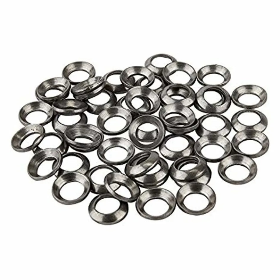 XON - Rondella Rotonda per Nipple 7,5x4,3x0,7mm in Acciaio - 100 Pezzi