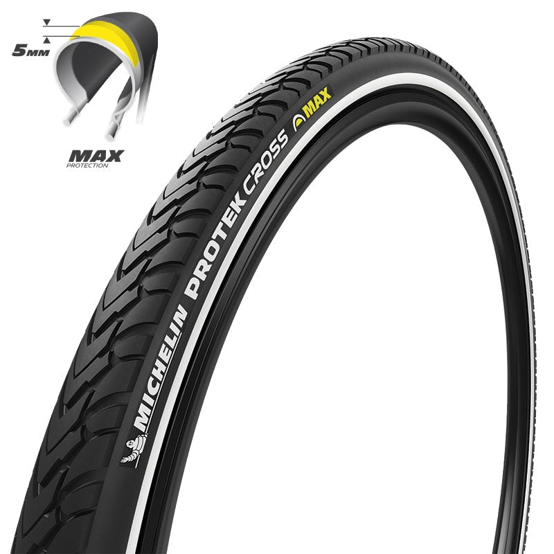 Opona 700x35 PROTEK MAX CROSS Tube Type Performance Czarna/Reflex