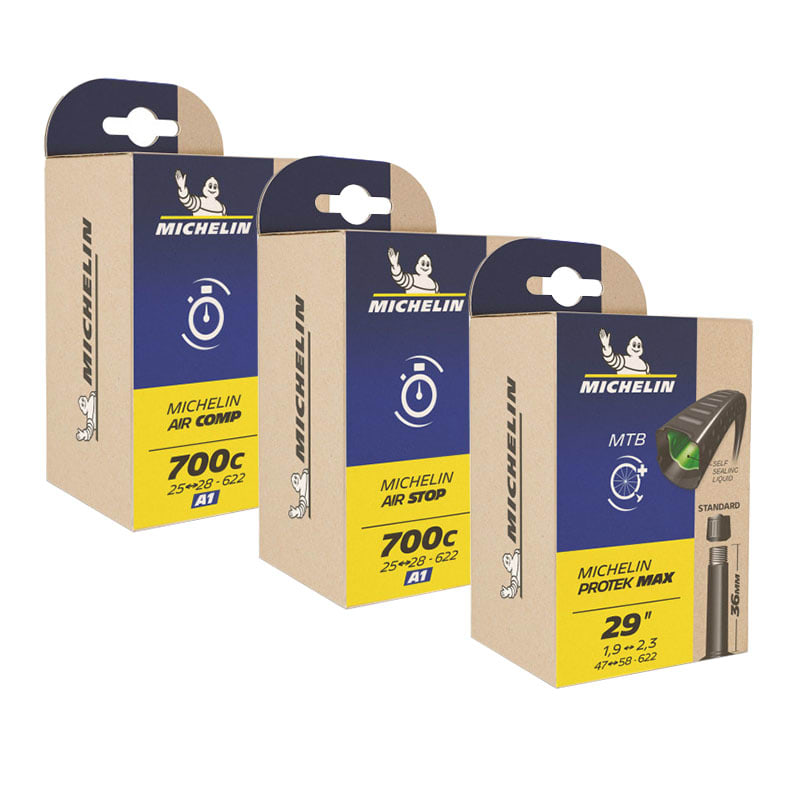 Dętka 700x33/46 A3 Zawór Presta 48mm Gładka
