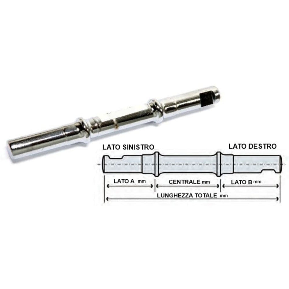 Steel SPORT Cotter Pin Left: 39 Center: 57 Right: 47 x 143mm