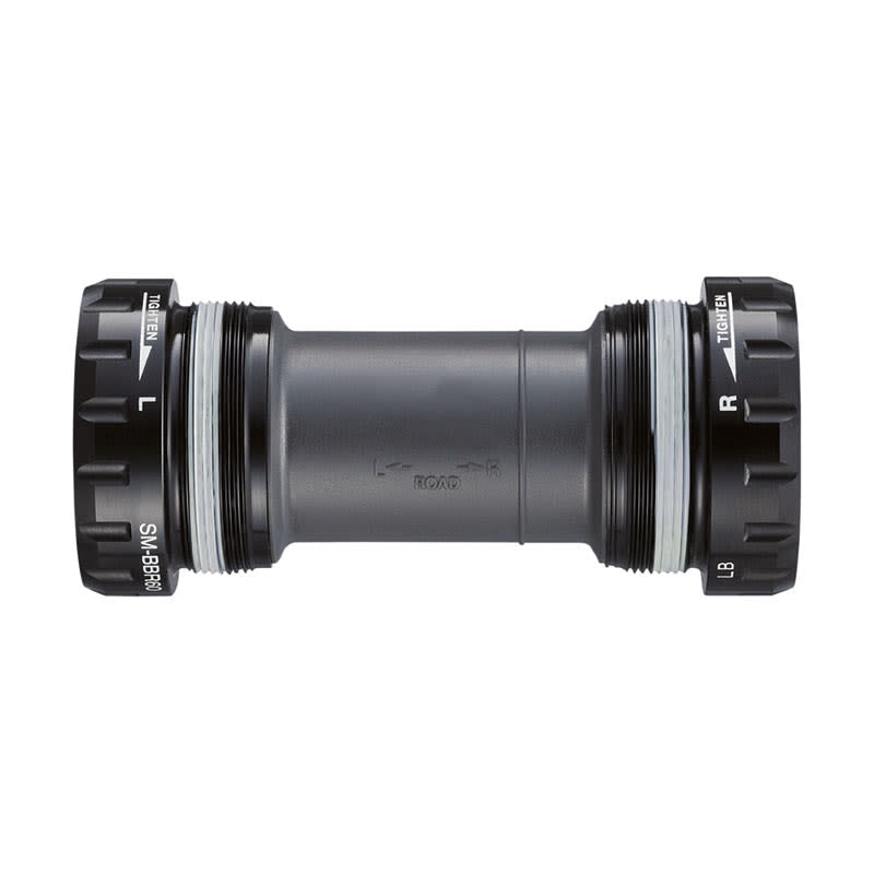 Black BSA Bottom Bracket Spindle with 24/24 SHIMANO Spindle