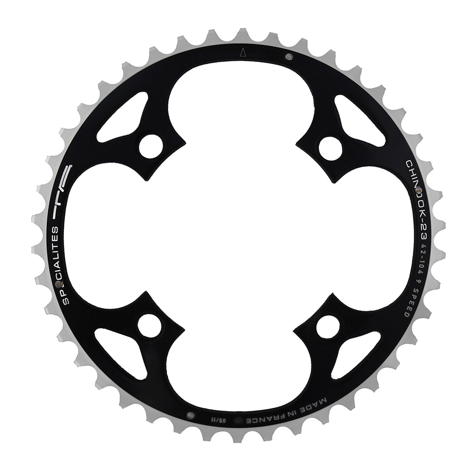 Zębatka pojedyncza 9V x 22 zęby - BCD 58mm czarna do korb