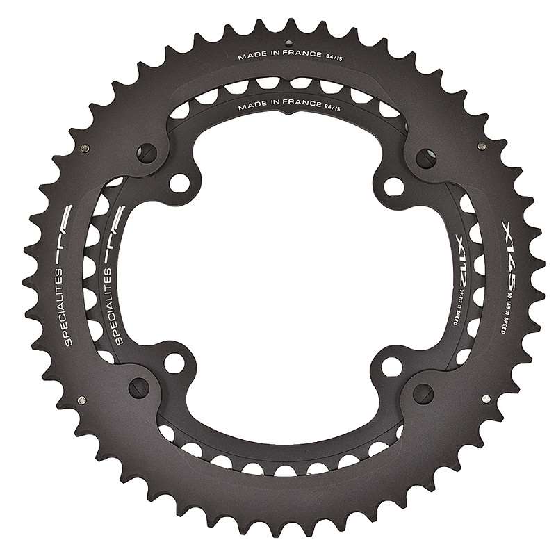 Zębatka pojedyncza 11V x 53 zęby - BCD 145mm antracytowa do CAMPAGNOLO