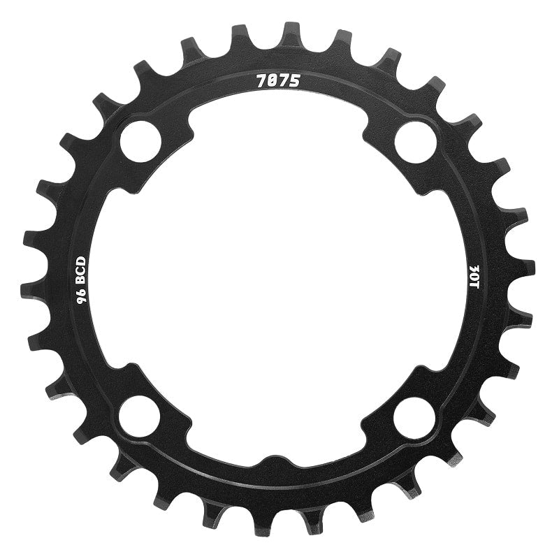 Plato Simple 30 Dientes - BCD 96mm Negro para Bielas (305850640)