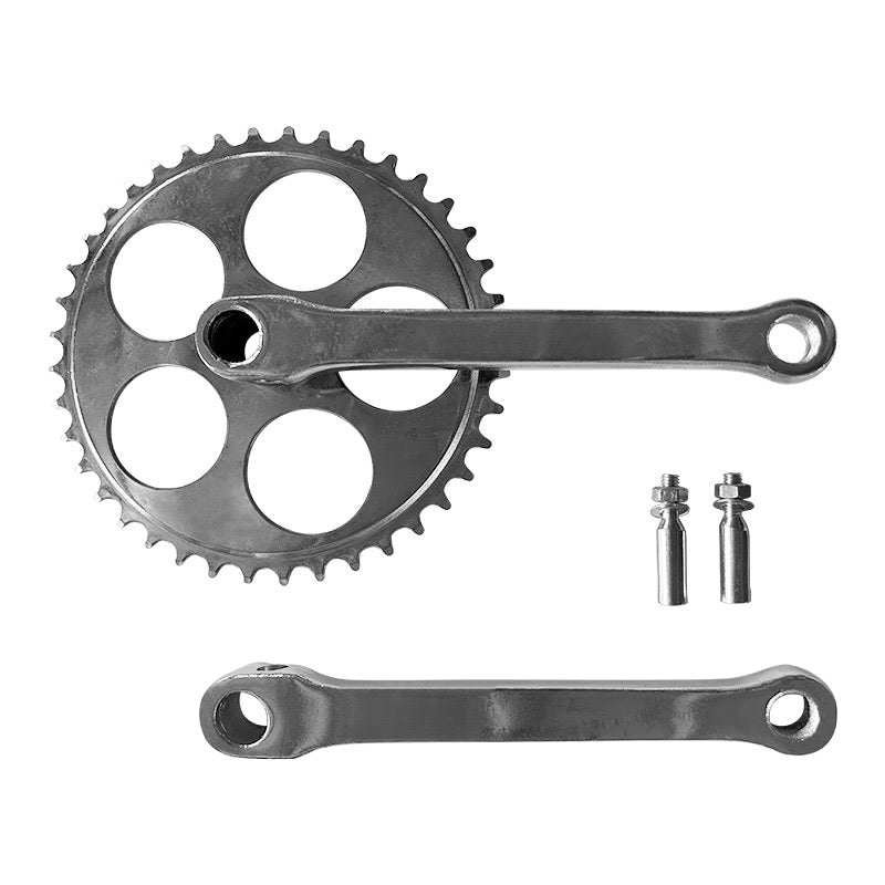 Guarnitura a Chiavella SPORT 1V 40 Denti x Pedivella: 165mm Argento