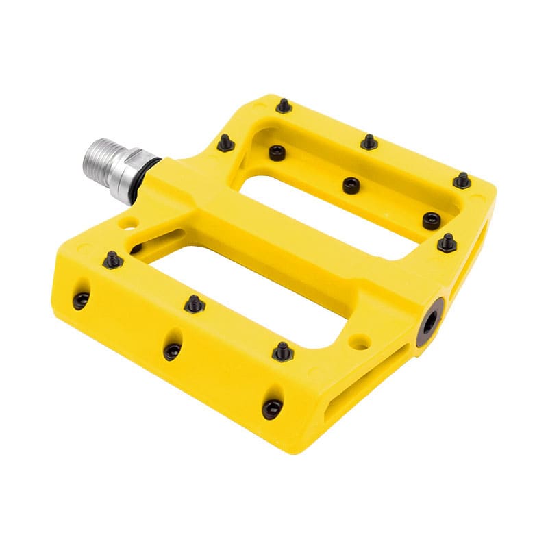 Pedali FLAT in Termoplastica Giallo